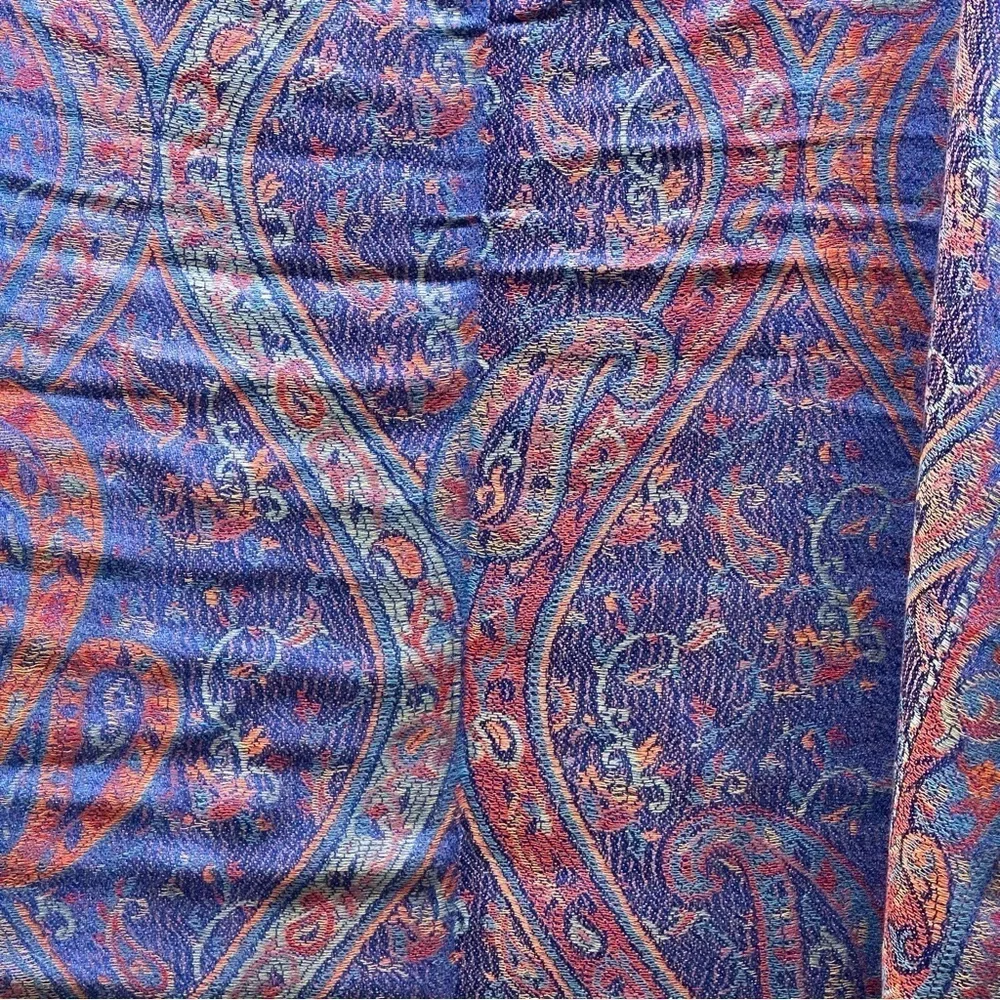 Elegant Shawl in Royal Blue - Versatile Wrap, Stole, Scarf, Veil in Soft Rayon